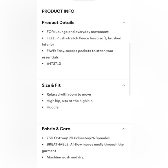 NWT Athleta 2X Easy Fleece 1/2 Zip Hoodie - Picture 11 of 12